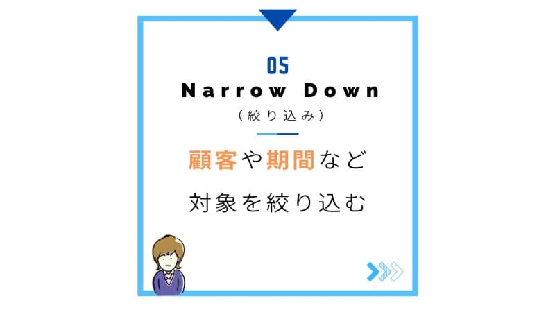 Narrow Down（絞り込み）